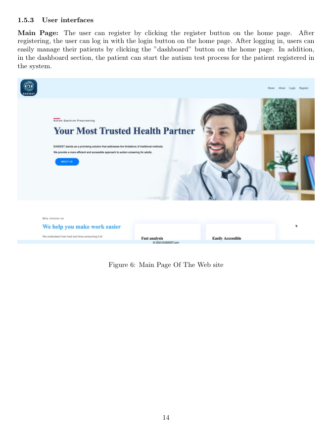 EASIEST web interface screenshot